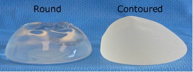 round and contoured implant shape